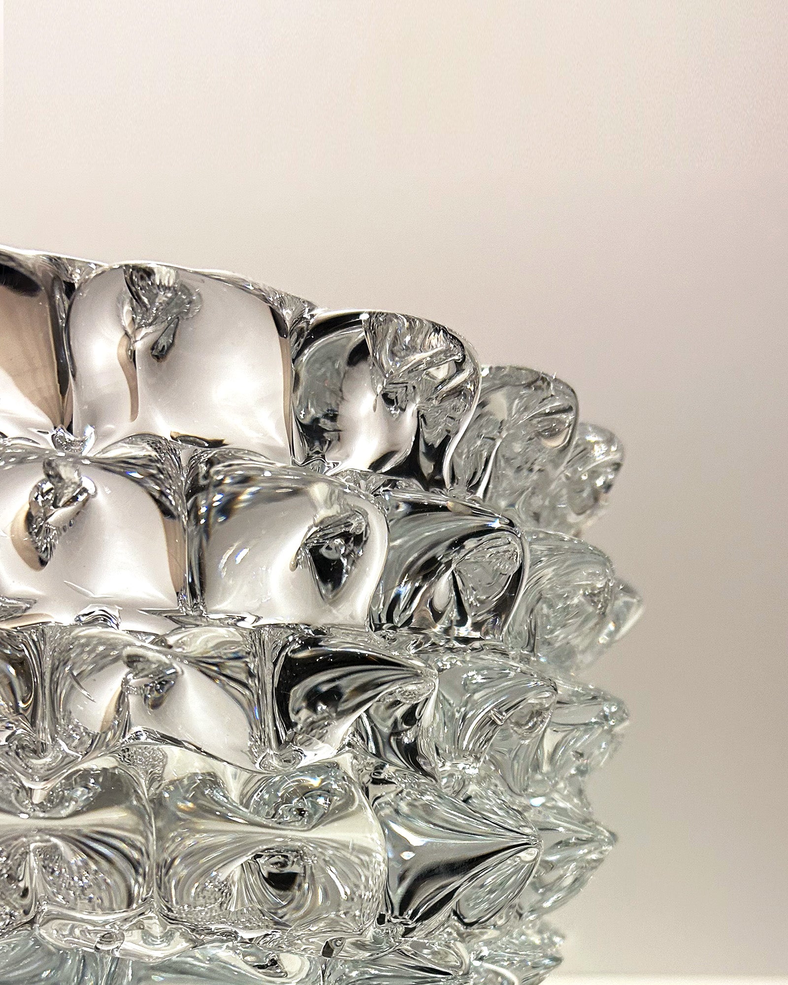 SOLENNE VASE IN CLEAR