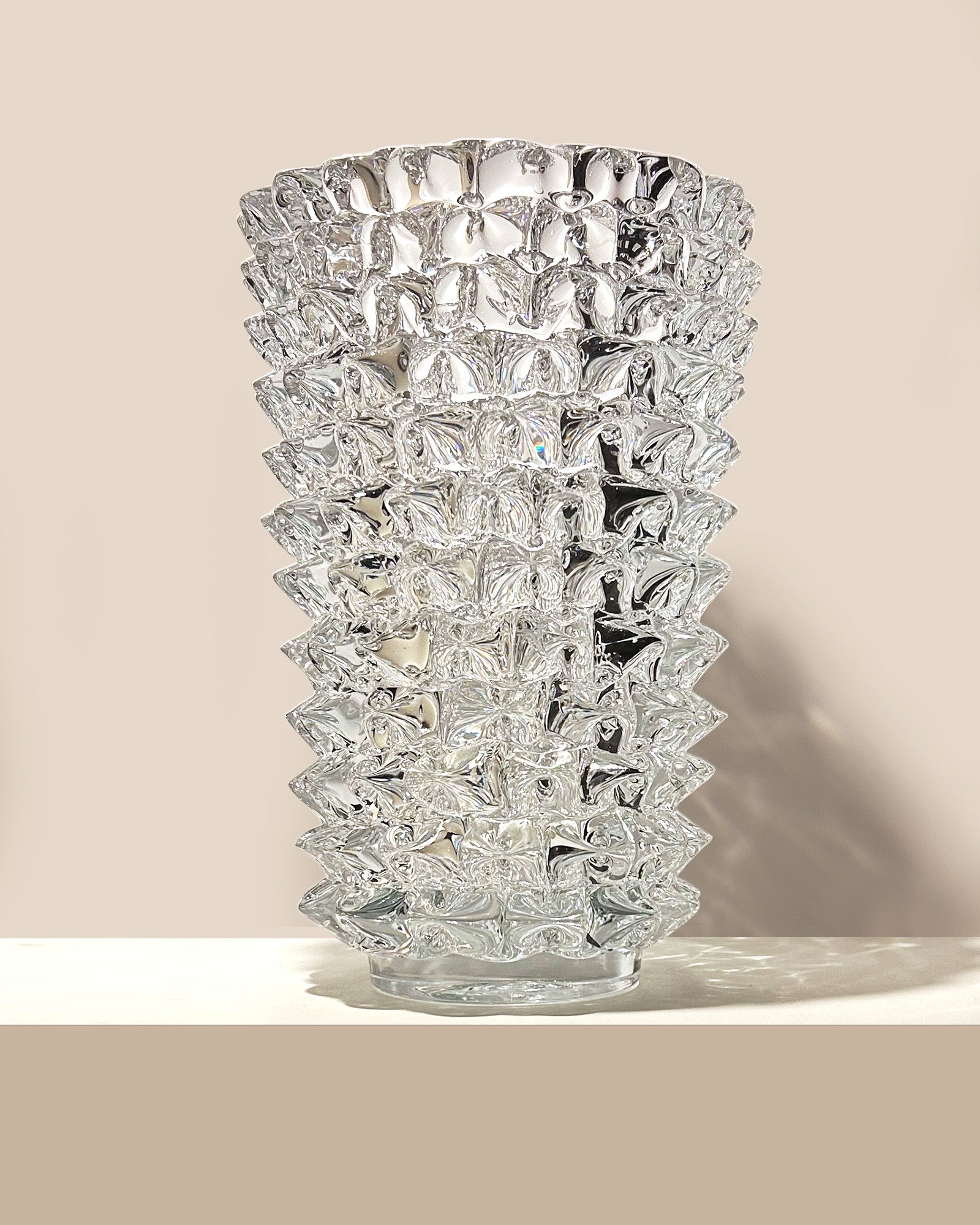 SOLENNE VASE IN CLEAR